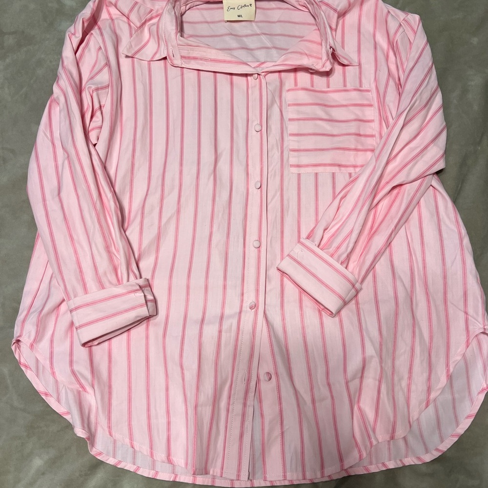 Pink Striped Women’s Shirt